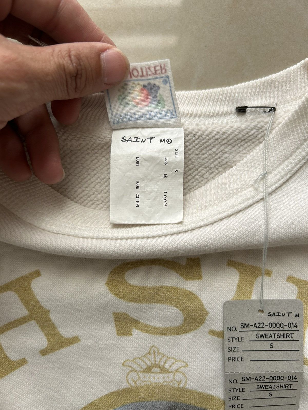 Saint Michael Saint Michael oh shit he is risen crewneck Size US S / EU 44-46 / 1 - 4 Thumbnail