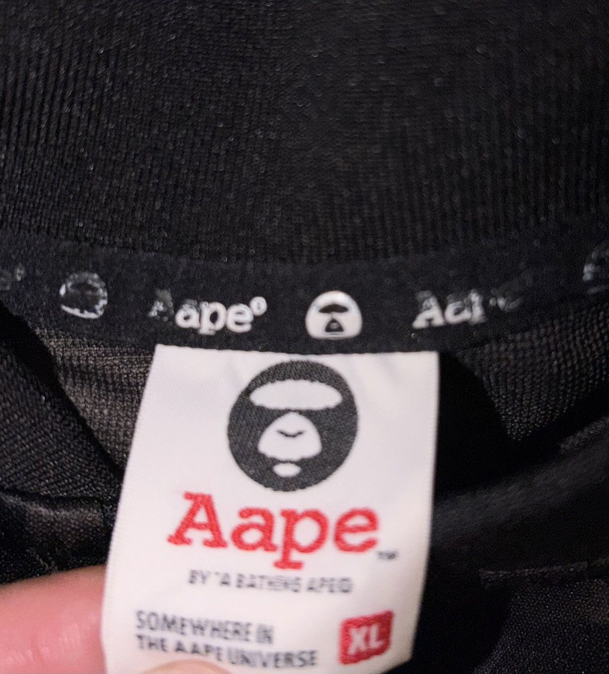 Aape Black Bape Zip Up Size US XL / EU 56 / 4 - 3 Thumbnail