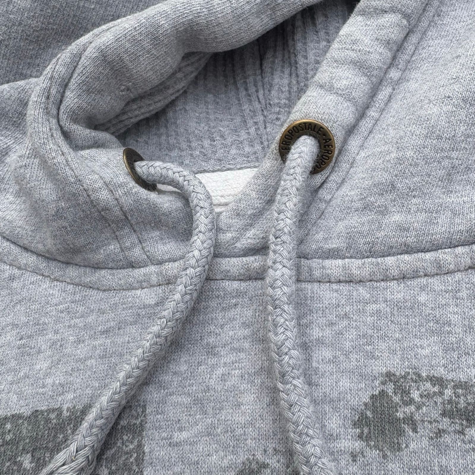 Aeropostale Aeropostale Y2K Hoodie Sweatshirt Sz S Gray Red 00s skater Size US S / EU 44-46 / 1 - 6 Thumbnail