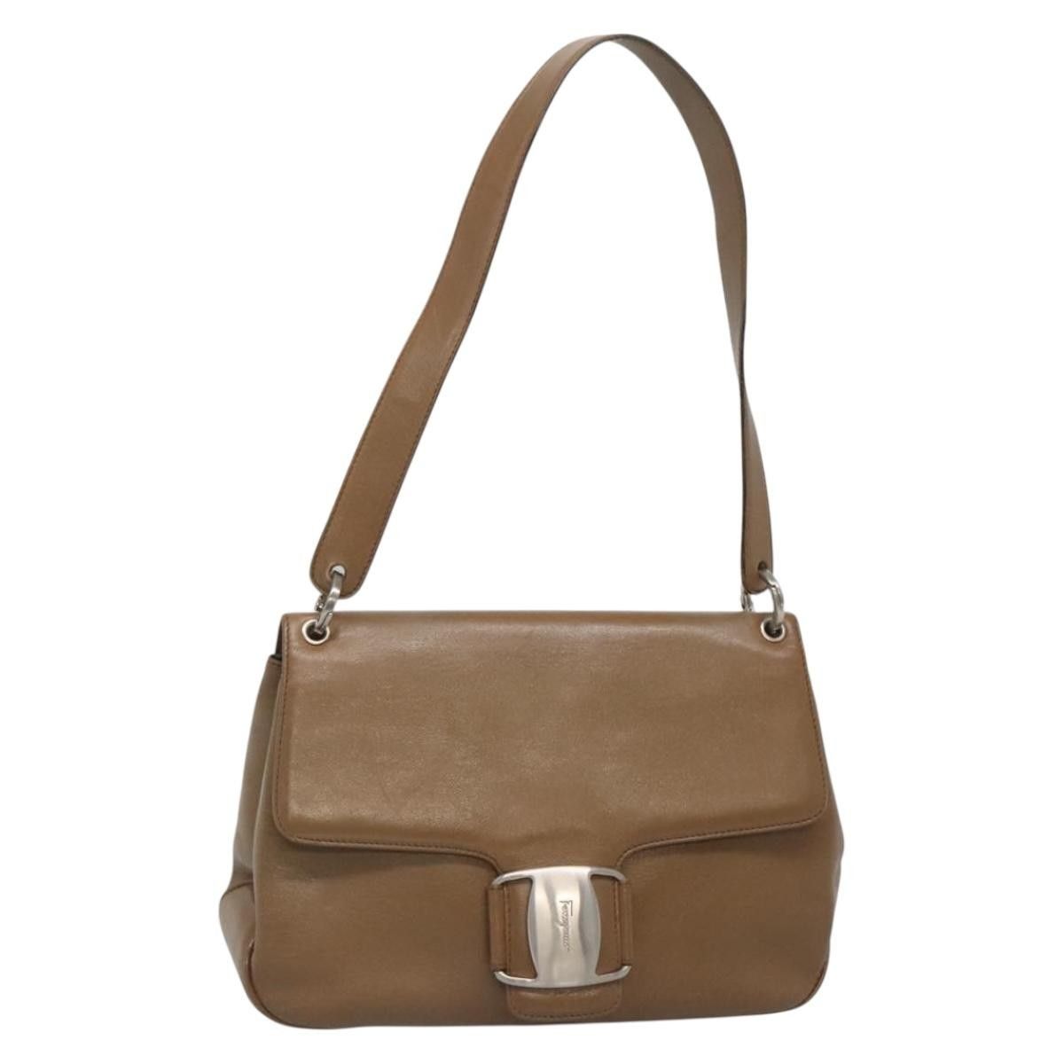 Salvatore Ferragamo Salvatore Ferragamo Vala Shoulder Bag Leather Size ONE SIZE - 1 Thumbnail