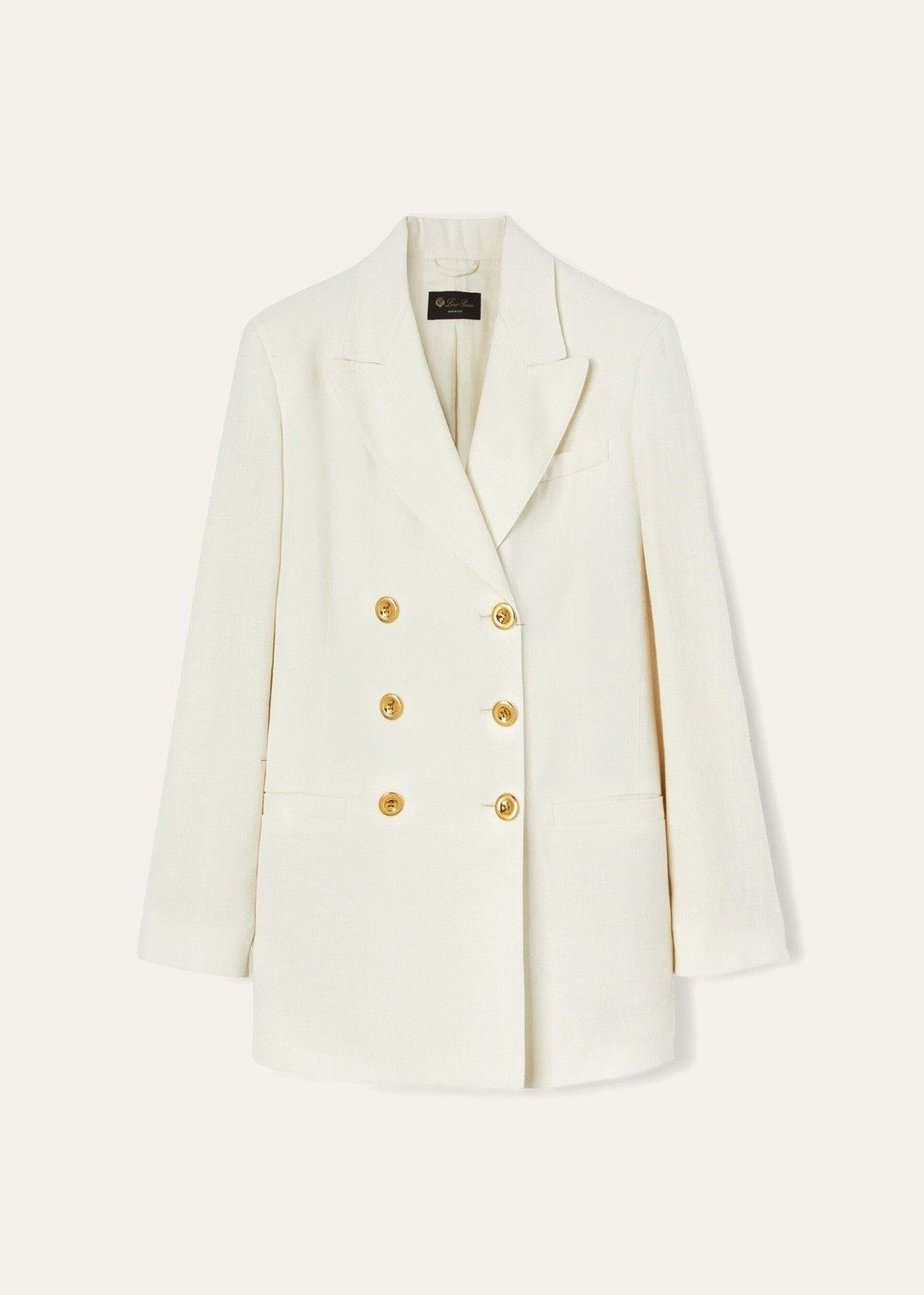 Loro Piana o1srvl11e1125 FAN2258 Jamilla Jacket in White Size S / US 4 / IT 40 - 1 Thumbnail