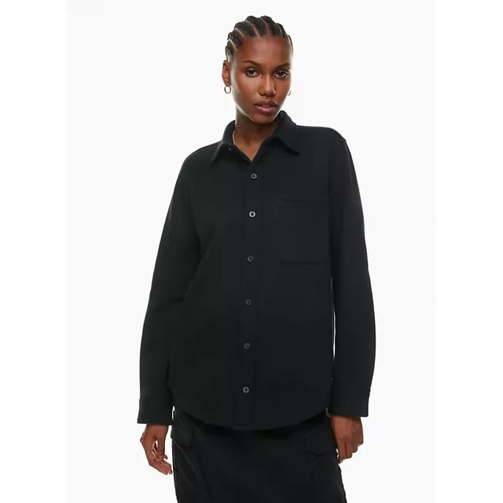 Aritzia Aritzia TNA Cozy Fleece Sweatshirt Button Down Oversized Sha Size S / US 4 / IT 40 - 5 Thumbnail