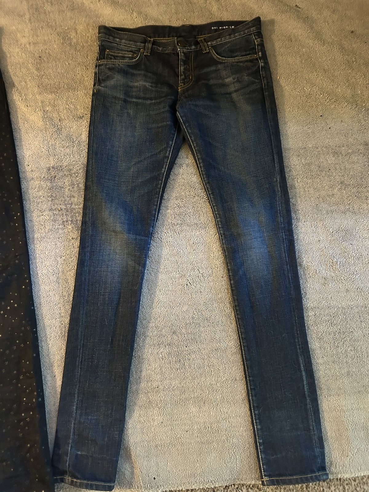 Saint Laurent Paris Saint laurent paris d01 indigo wash hedi slimane Size US 26 / EU 42 - 1 Thumbnail
