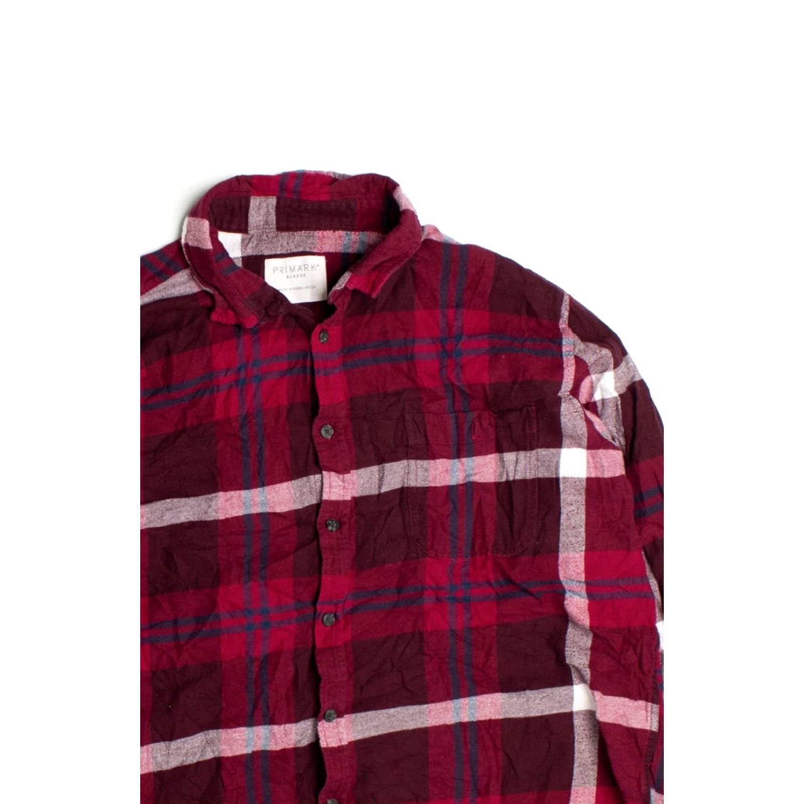 Primark VINTAGE Primark Red Flannel Shirt X-Large Plaid Button Down Shirt XL Red Cotton Mens Women? Size US XL / EU 56 / 4 - 2 Thumbnail