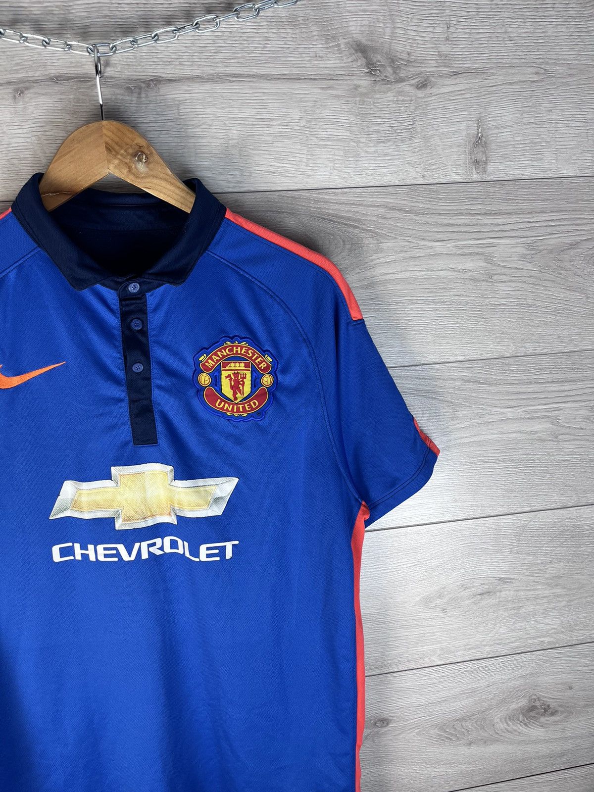 Nike Men’s soccer jersey Nike Fc Manchester United size L Size US XL / EU 56 / 4 - 2 Thumbnail