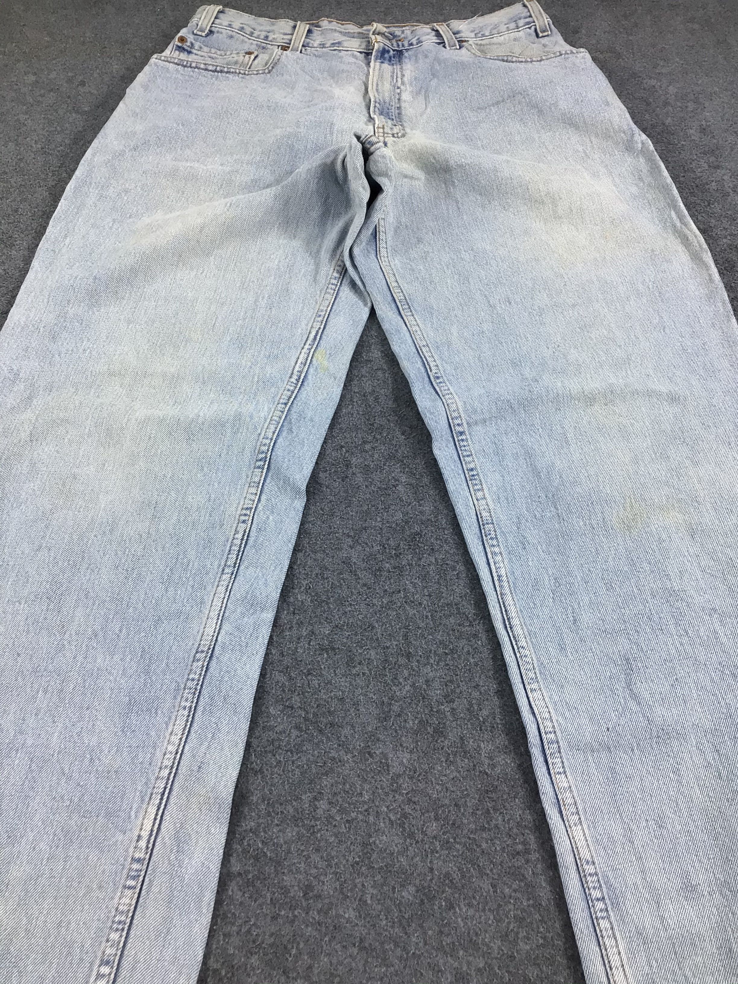 Levi's Vintage 90s Levis 560 Jeans Light Wash Denim KJ188 Size US 33 - 3 Thumbnail