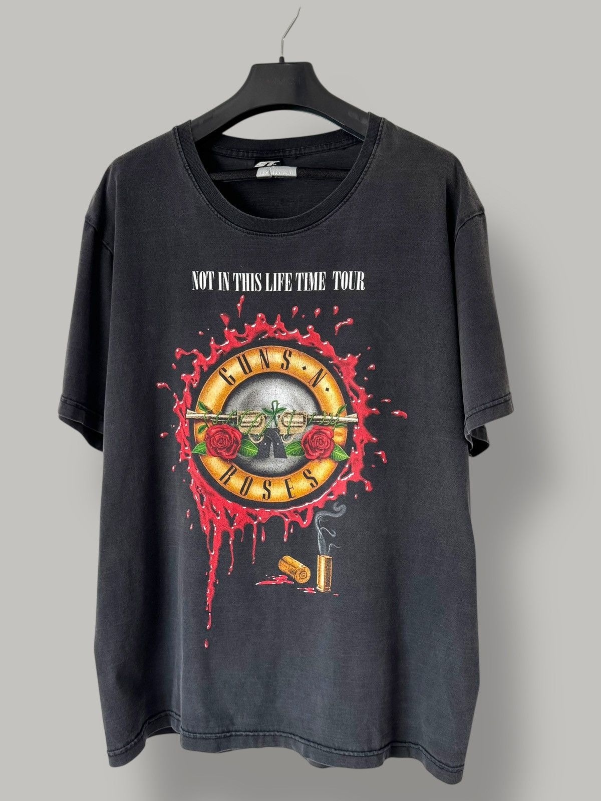 Band Tees Vintage Guns N Roses Not In This Time Tour Tee T Shirt Size US XL / EU 56 / 4 - 3 Thumbnail