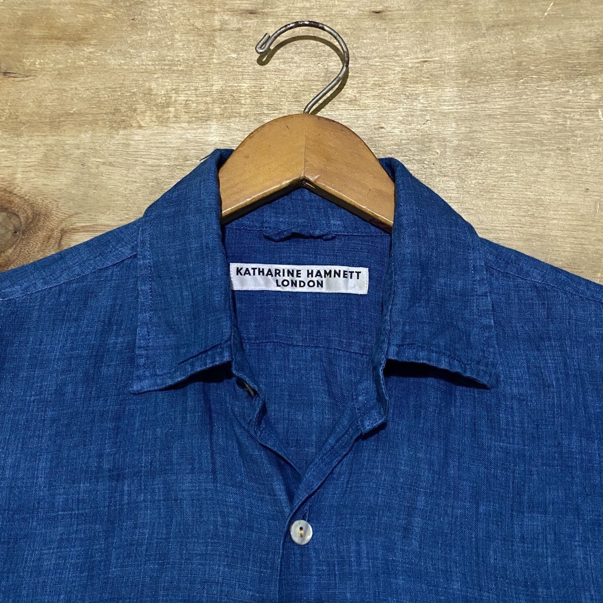 Designer × Katharine Hamnett London Katharine hamnett london linen shirt Size US M / EU 48-50 / 2 - 3 Thumbnail