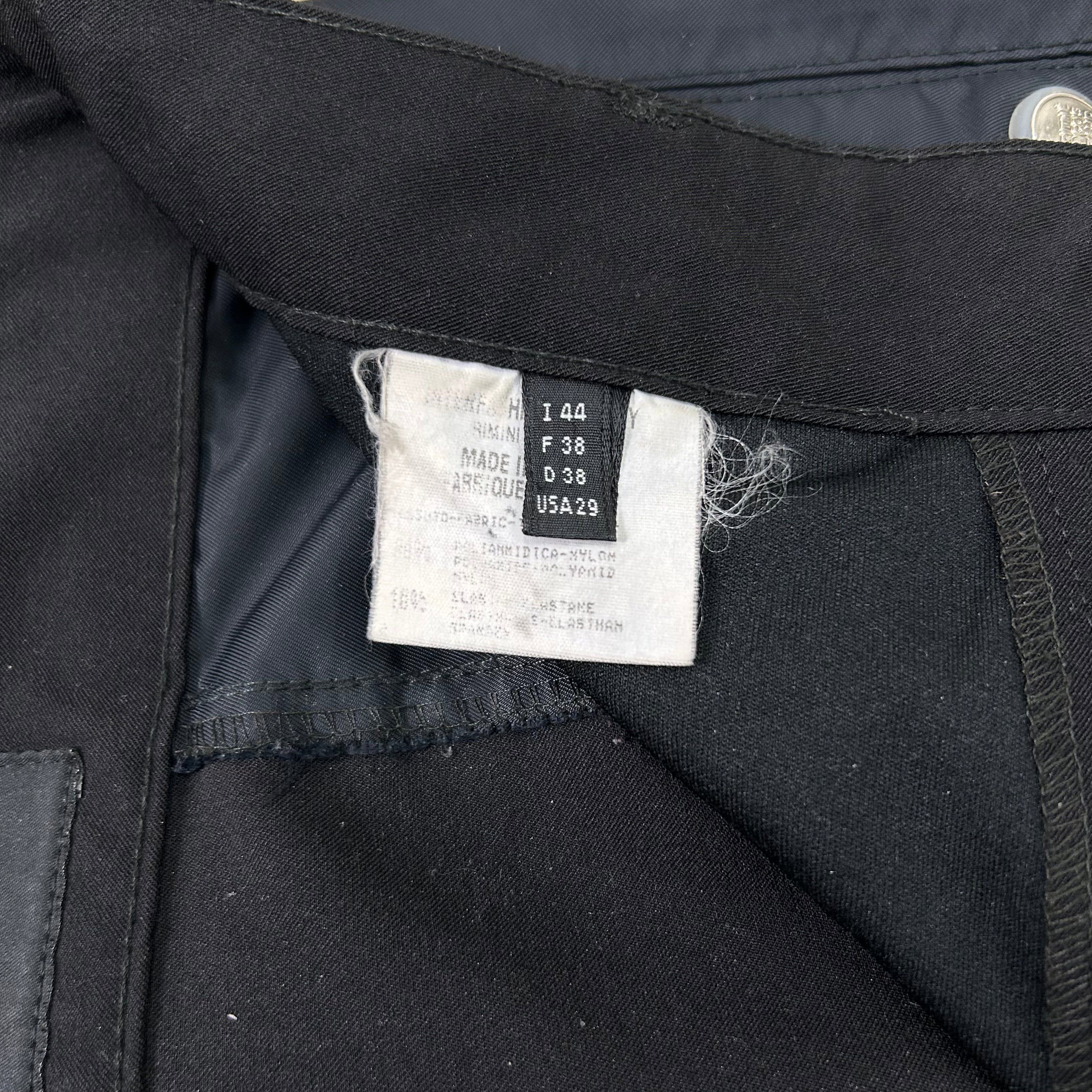 Marithe + Francois Girbaud Marithé + François Girbaud 2000s Black Navy Technical Cargo Size US 29 - 9 Thumbnail