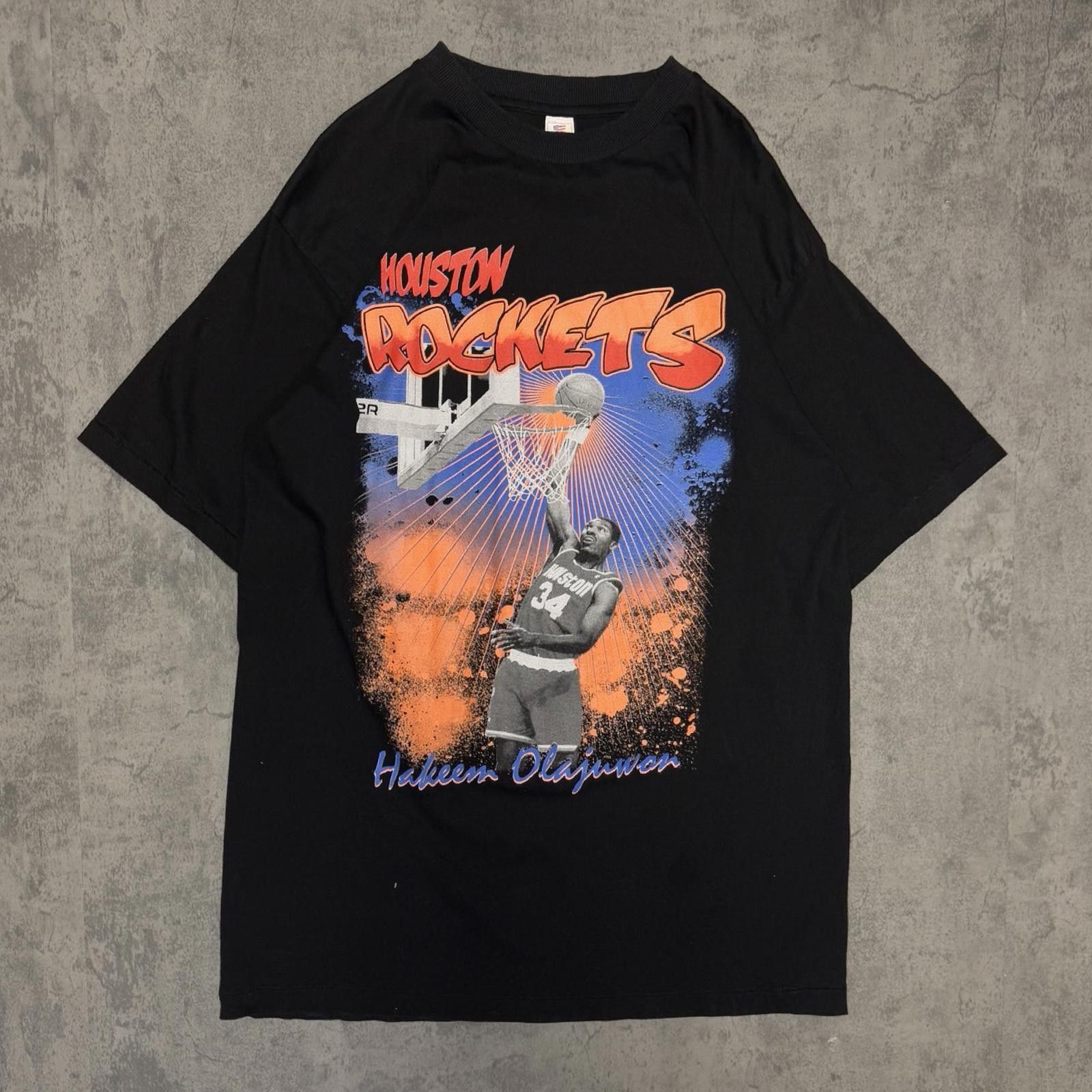 Designer 90’s Houston Rockets Olajuwon Rap Tee — XL — Size US XL / EU 56 / 4 - 1 Thumbnail