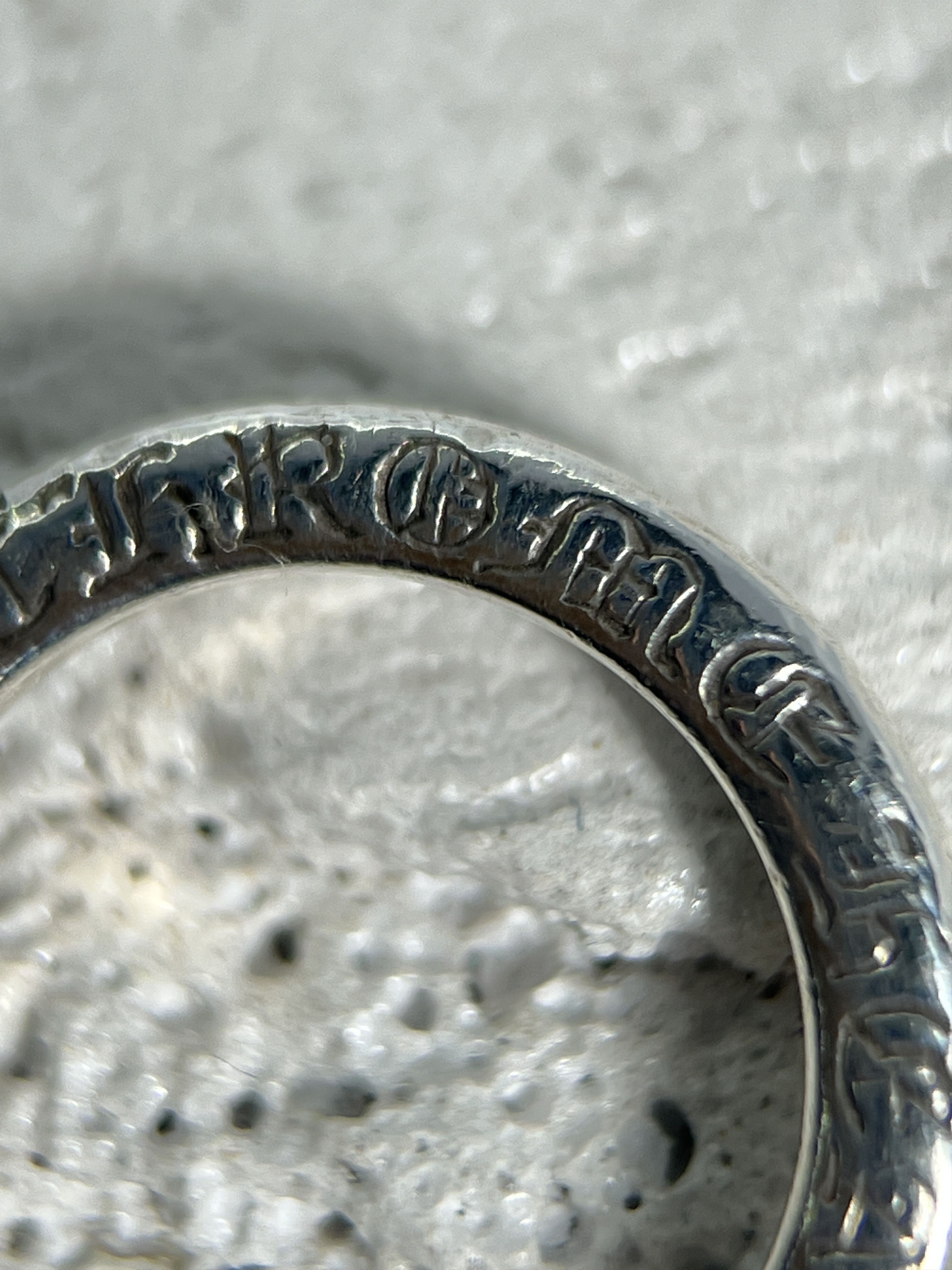 Chrome Hearts Chrome Hearts Forever Spacer Ring Silver US3.5 Size ONE SIZE - 6 Thumbnail