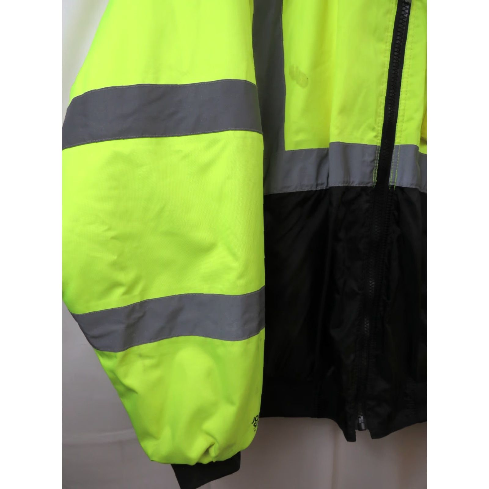 Vintage VINTAGE Reflective Bomber II Jacket 4XL Hi-Vis WaterProof ANSI Green Mens Flight Coat Size US XXL / EU 58 / 5 - 3 Thumbnail