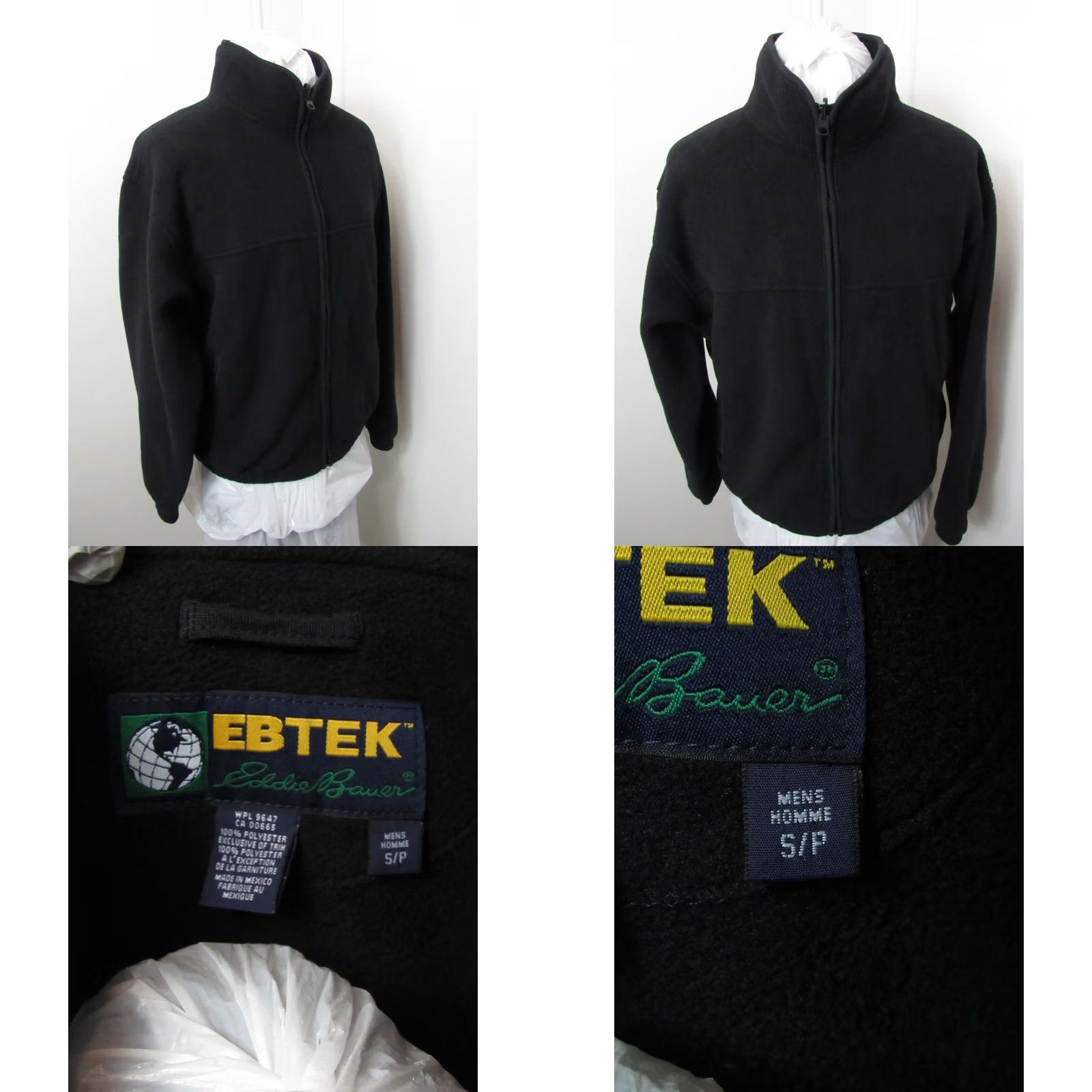 Eddie Bauer VINTAGE Eddie Bauer EBTEK Black Fleece Jacket Size Small 90s Outdoor Mens Size US S / EU 44-46 / 1 - 9 Thumbnail
