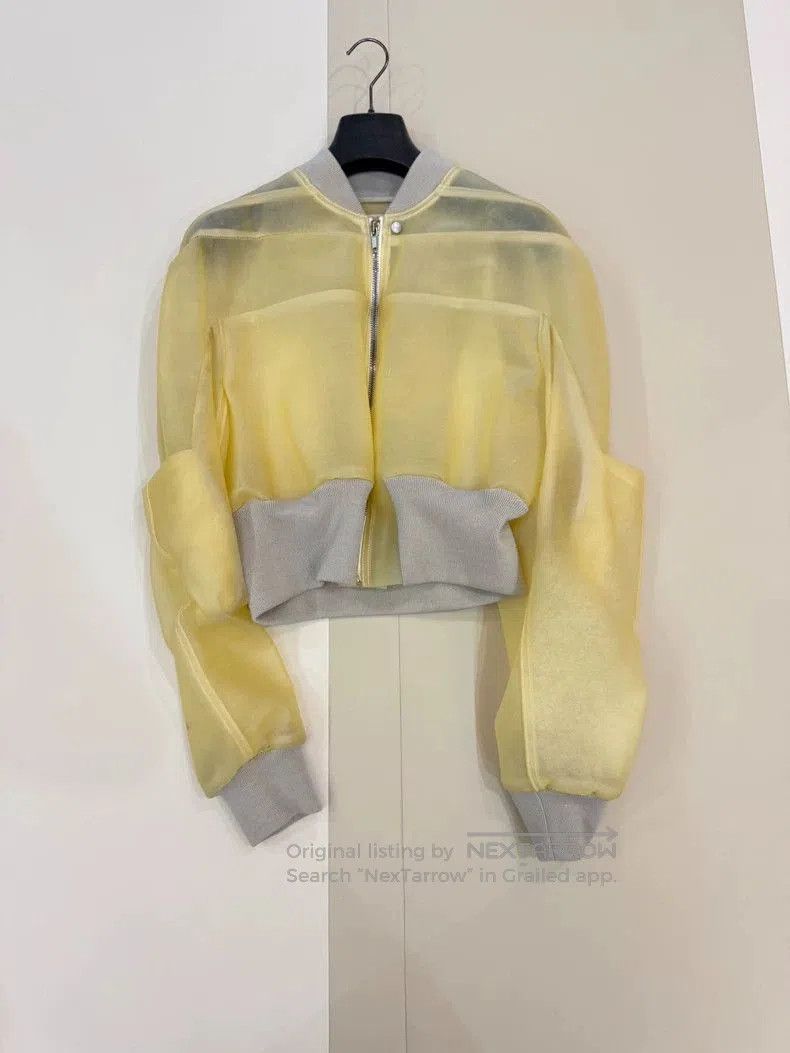 Rick Owens Rick Owens Transparent Bomber Jacket. Size US M / EU 48-50 / 2 - 1 Thumbnail