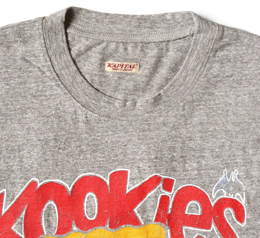 Kapital Kapital TOP Tenjiku BUSTER PECKISH BOWY Tee t-shirt gray L Size US L / EU 52-54 / 3 - 3 Thumbnail