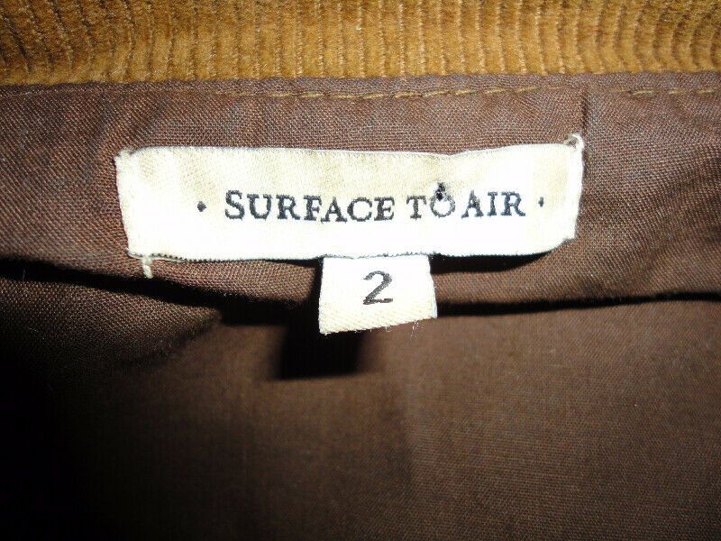 Vintage Surface To Air Waxed Cotton Cord Trim Jacket New! Size US M / EU 48-50 / 2 - 7 Thumbnail