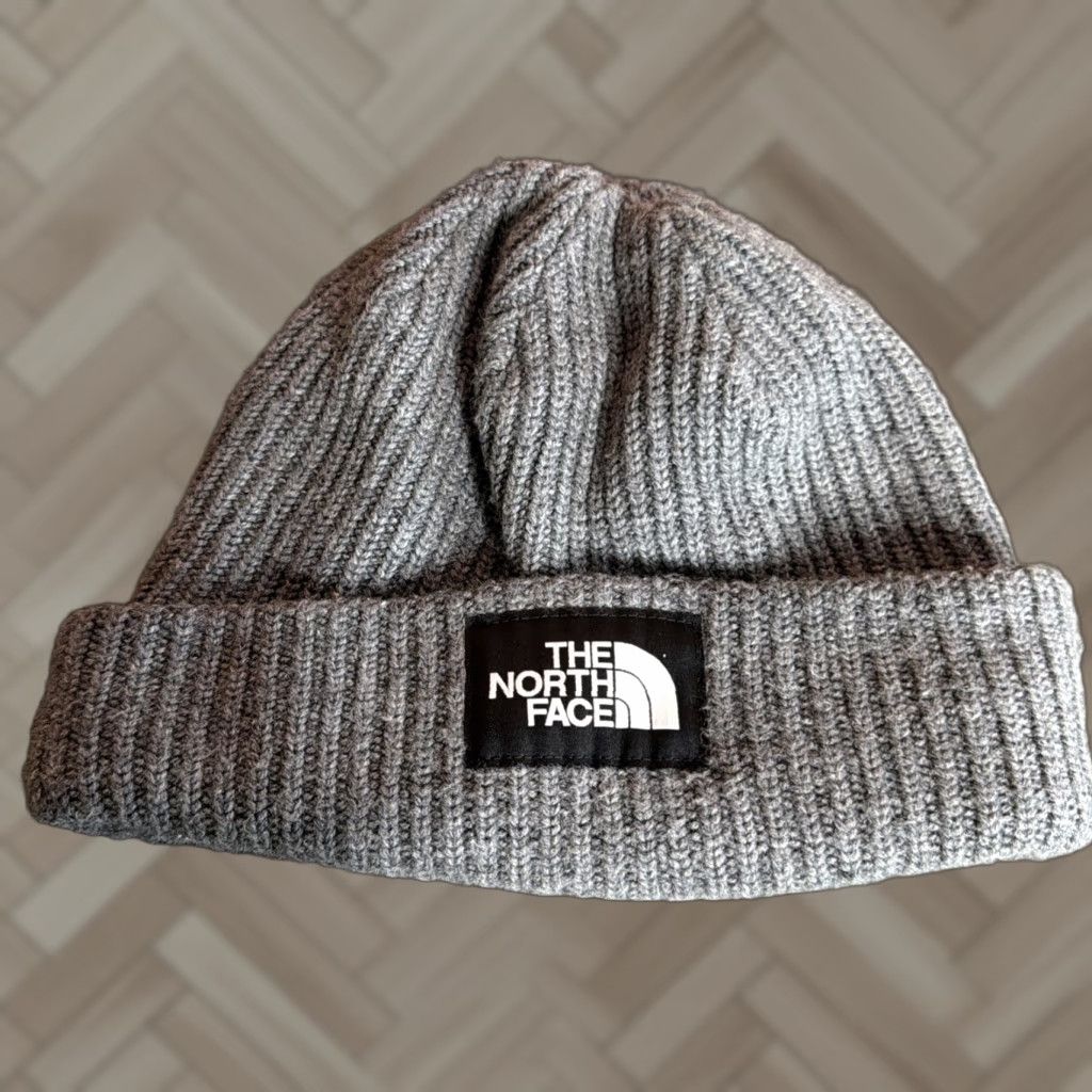 The North Face The North Face Beanie One Size Unisex Adults Gray Knit Acrylic Cotton Lined Ski Size ONE SIZE - 1 Thumbnail