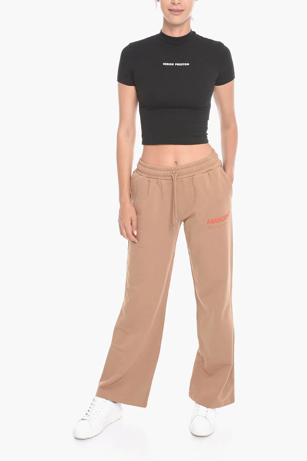 Ambush Design og1mm0426 Jogger Pant in Beige Size 26" / US 2 / IT 38 - 4 Thumbnail