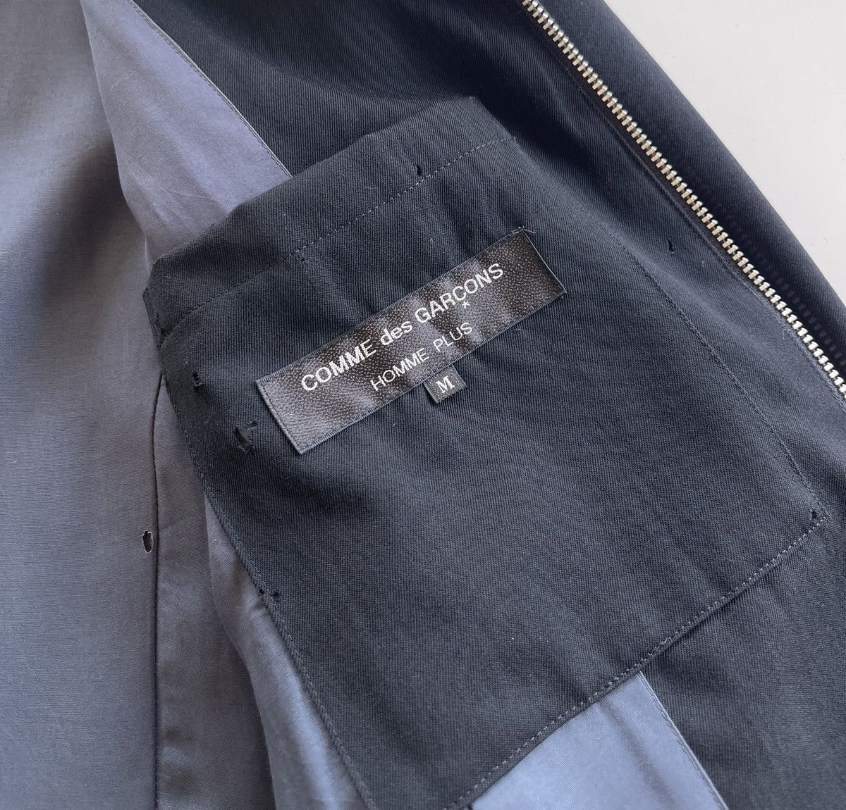 Comme des Garcons Homme Plus AD1997 CDG HOMME PLUS LINEN BLOUSON JACKET Size US M / EU 48-50 / 2 - 7 Thumbnail