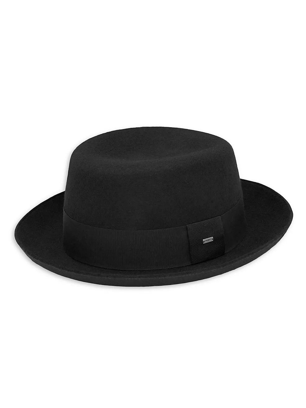 Saint Laurent Paris o1bcso1str0325 Size: 58/Trilby Hat in Wool Felt in Black Size ONE SIZE - 2 Thumbnail