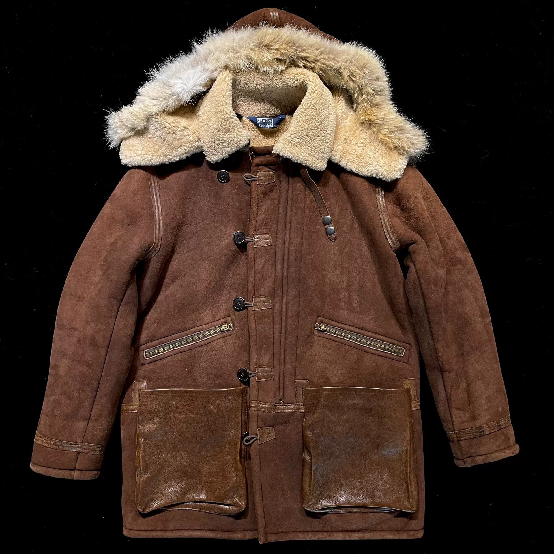 Polo Ralph Lauren Ralph Lauren B7 Shearling Coat Size US M / EU 48-50 / 2 - 1 Thumbnail