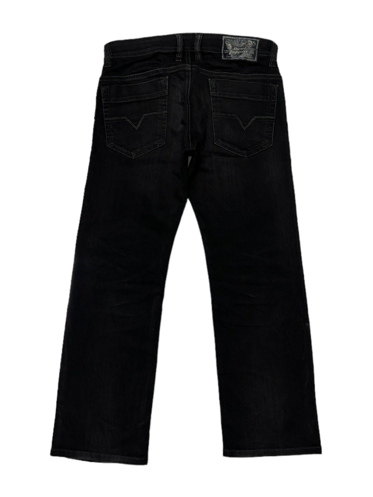 Diesel × Jean DIESEL BLACK DENIM JEANS Size 30" / US 8 / IT 44 - 2 Thumbnail