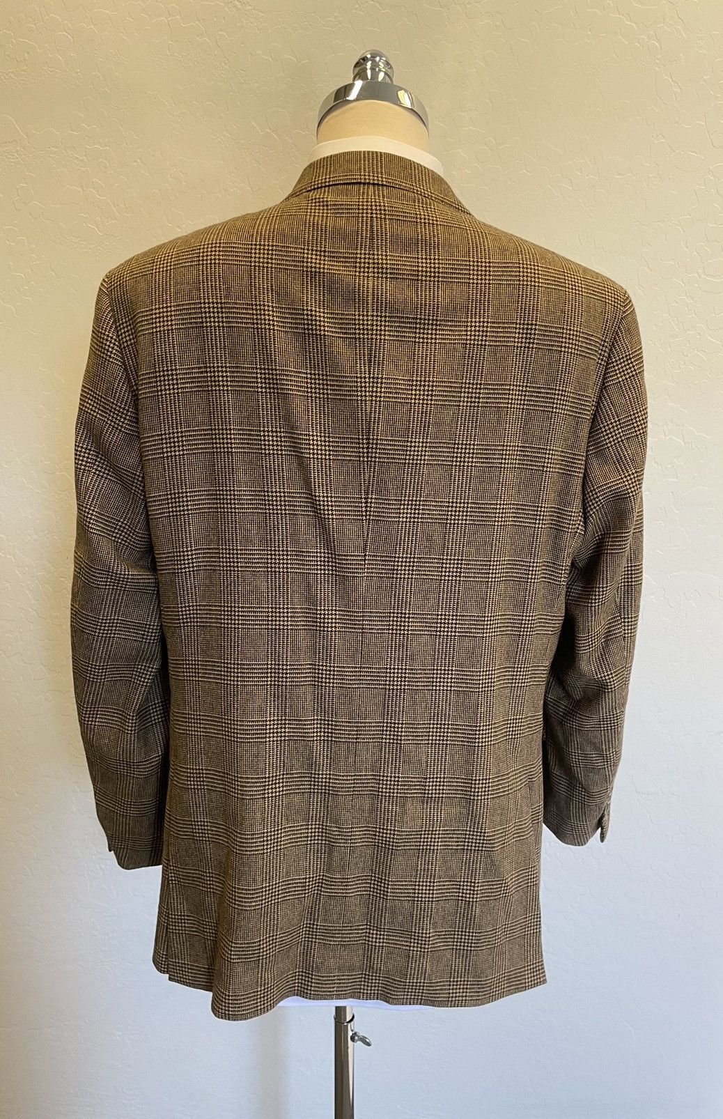 Polo Ralph Lauren × Vintage Prince of Wales Check Wool Suit Size 46R - 6 Thumbnail