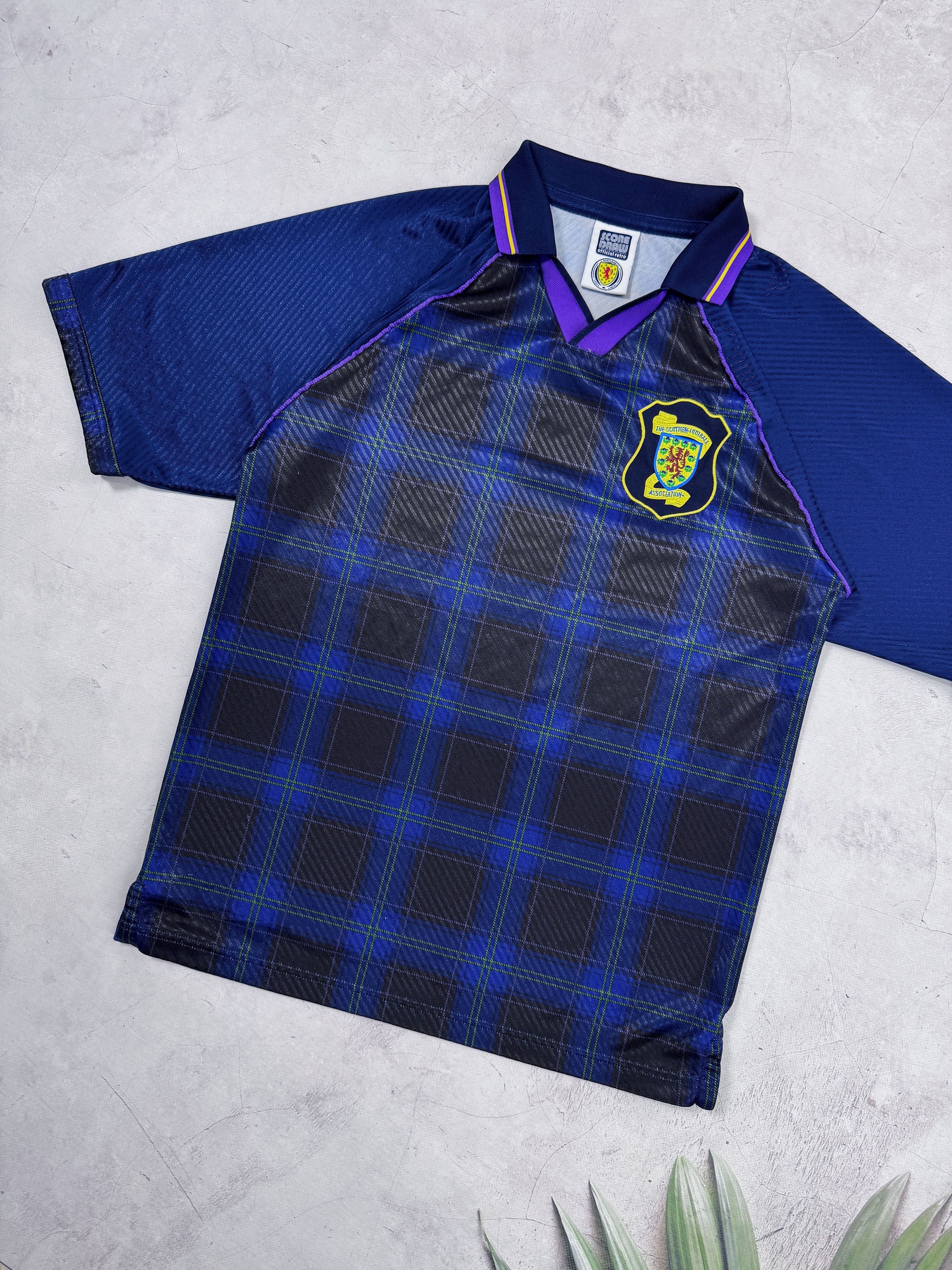 Vintage 1996 Scotland Away Football Shirt by Score Draw Size US M / EU 48-50 / 2 - 3 Thumbnail