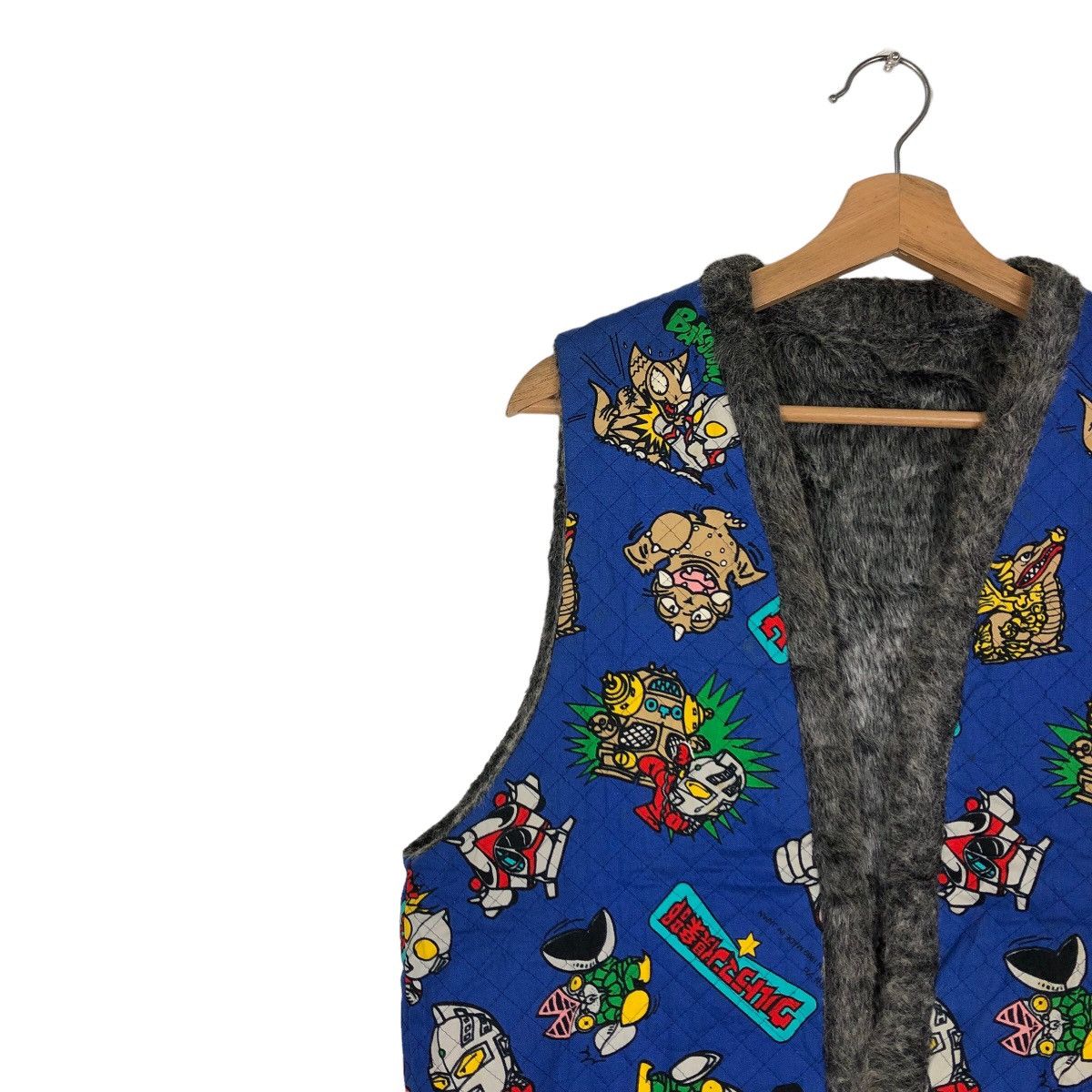 Cartoon Network 🔥90’s Famous Cartoon Show Movie Ultra-man Vest Full Print Size US M / EU 48-50 / 2 - 7 Thumbnail