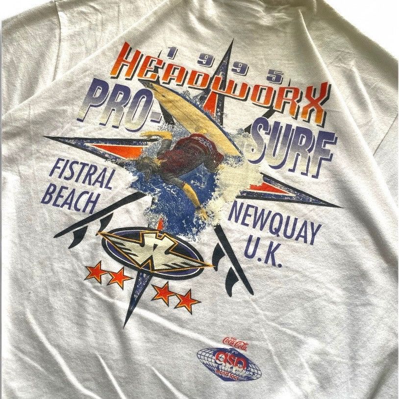 Vintage Vintage Headworx Australia Pro Surf Made In UK T Shirts Size US L / EU 52-54 / 3 - 3 Thumbnail