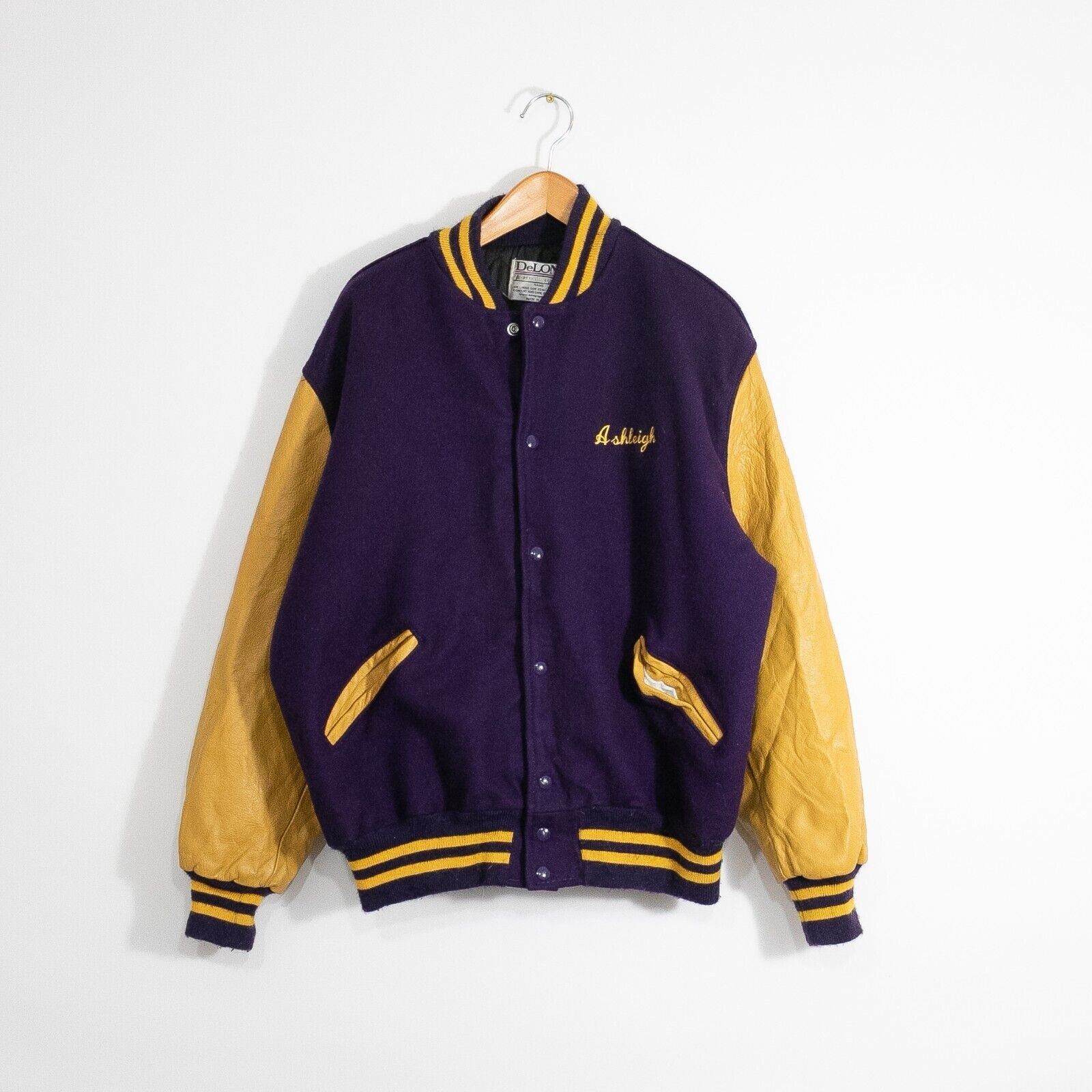 Delong × Vintage Vintage DeLong Varsity Jacket Size 2XL Letterman Basketball Size US XXL / EU 58 / 5 - 4 Thumbnail
