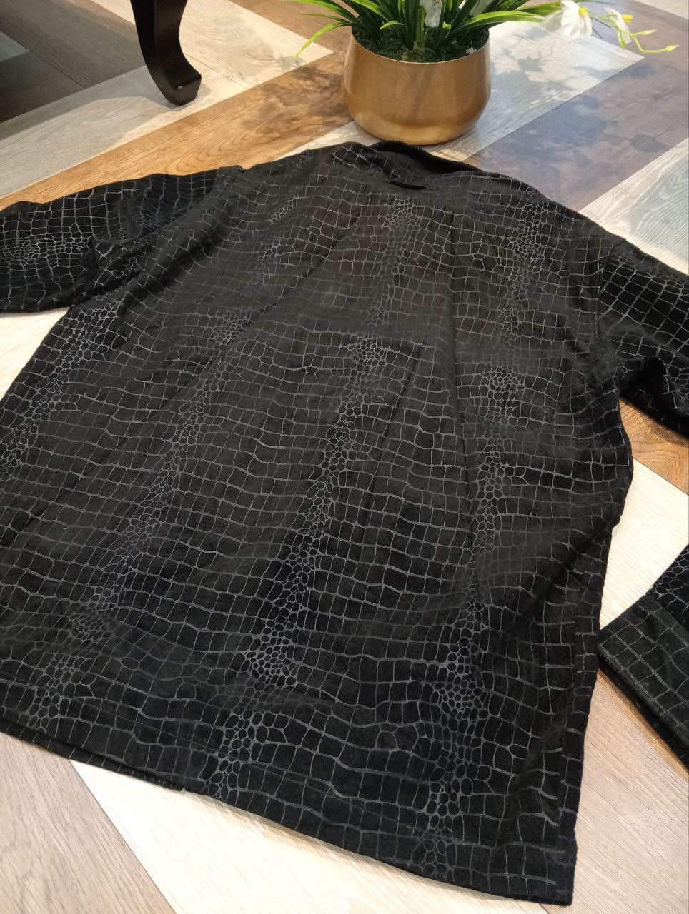 Jean Paul Gaultier RARE GAULTIER HOMME OBJET CROC SCALE STYLE LEATHER JACKET Size US M / EU 48-50 / 2 - 10 Thumbnail