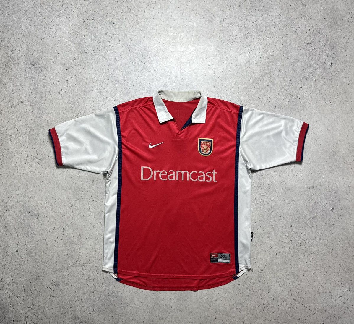 Nike Nike FC Arsenal London 1999/2000 Vintage Soccer Jersey Size US XL / EU 56 / 4 - 1 Thumbnail