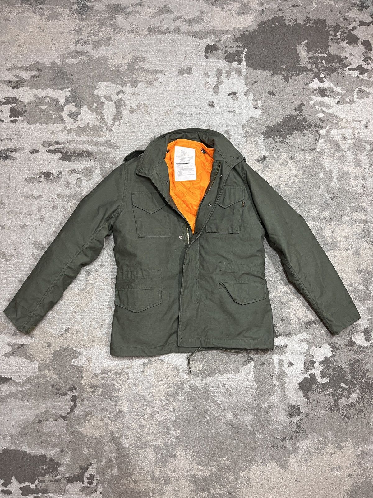 Alpha Industries × Bomber Jacket × Made In Usa Alpha Industries M-65 RN35569  coat jacket army USA | Grailed