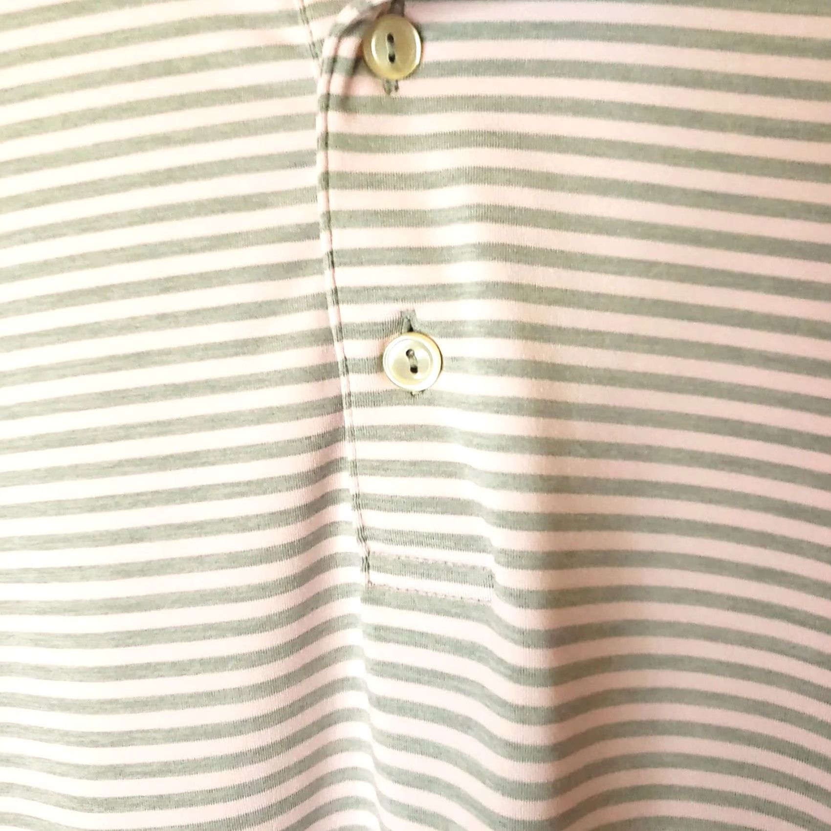 Peter Millar Peter Millar Summer Comfort Striped Golf Polo Shirt Mens Size L Pink Gray Golf Polo Shirt Mens Large Pink Gray Size US L / EU 52-54 / 3 - 5 Thumbnail