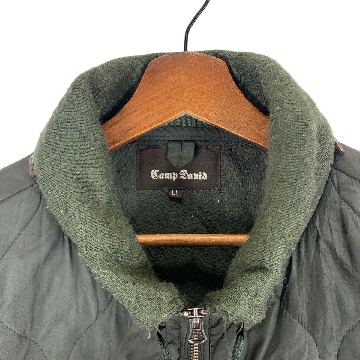 Japanese Brand × Vintage VINTAGE CAMP DABID QUILTED LIGHT ZIPPER JACKET Size US L / EU 52-54 / 3 - 5 Thumbnail