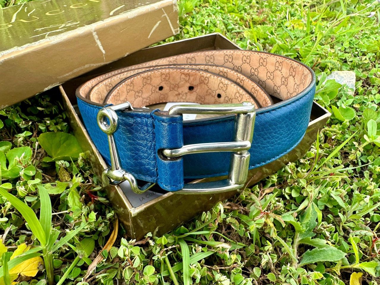 Gucci Authentic Gucci Horsebit Buckle Leather Belt Size 36 - 1 Thumbnail