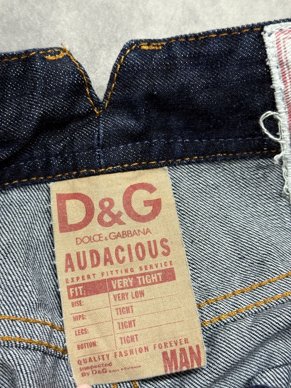 Dolce & Gabbana Blue jean dolce gabbana pants straight very tight japan Size US 33 - 8 Thumbnail