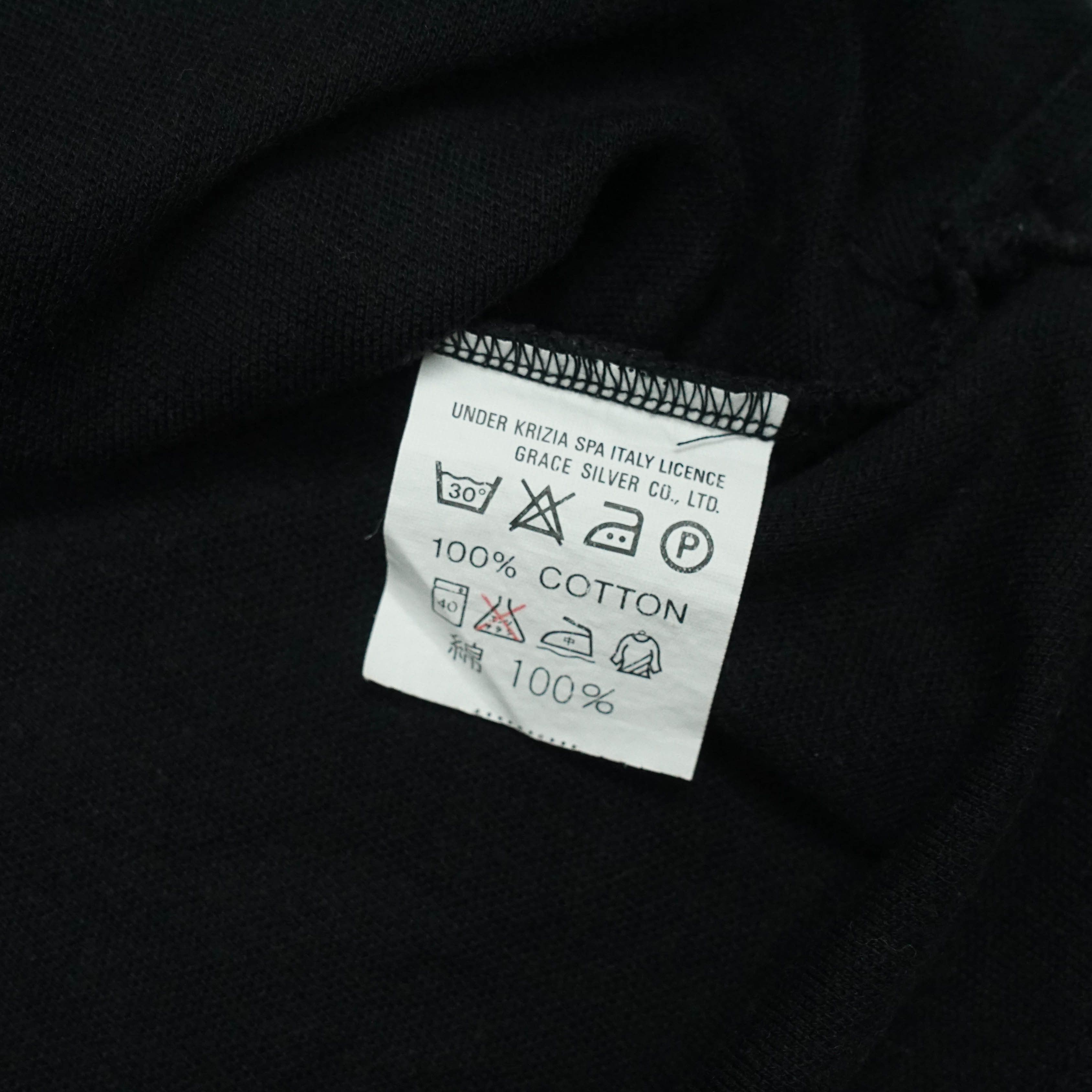 Krizia *NoTariff Basics by Krizia Zebra Collar Polo Size M / US 6-8 / IT 42-44 - 8 Thumbnail