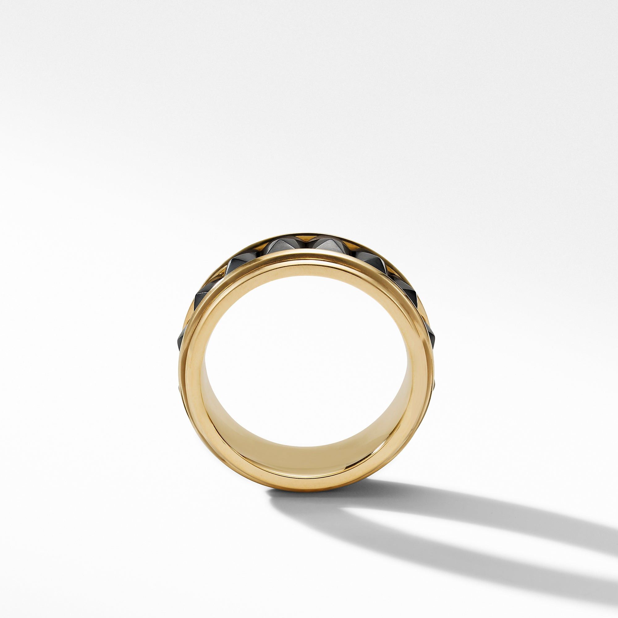David Yurman o1w1db10526 R25614M/Size 6/ Pyramid Band Ring in Black Size ONE SIZE - 2 Thumbnail