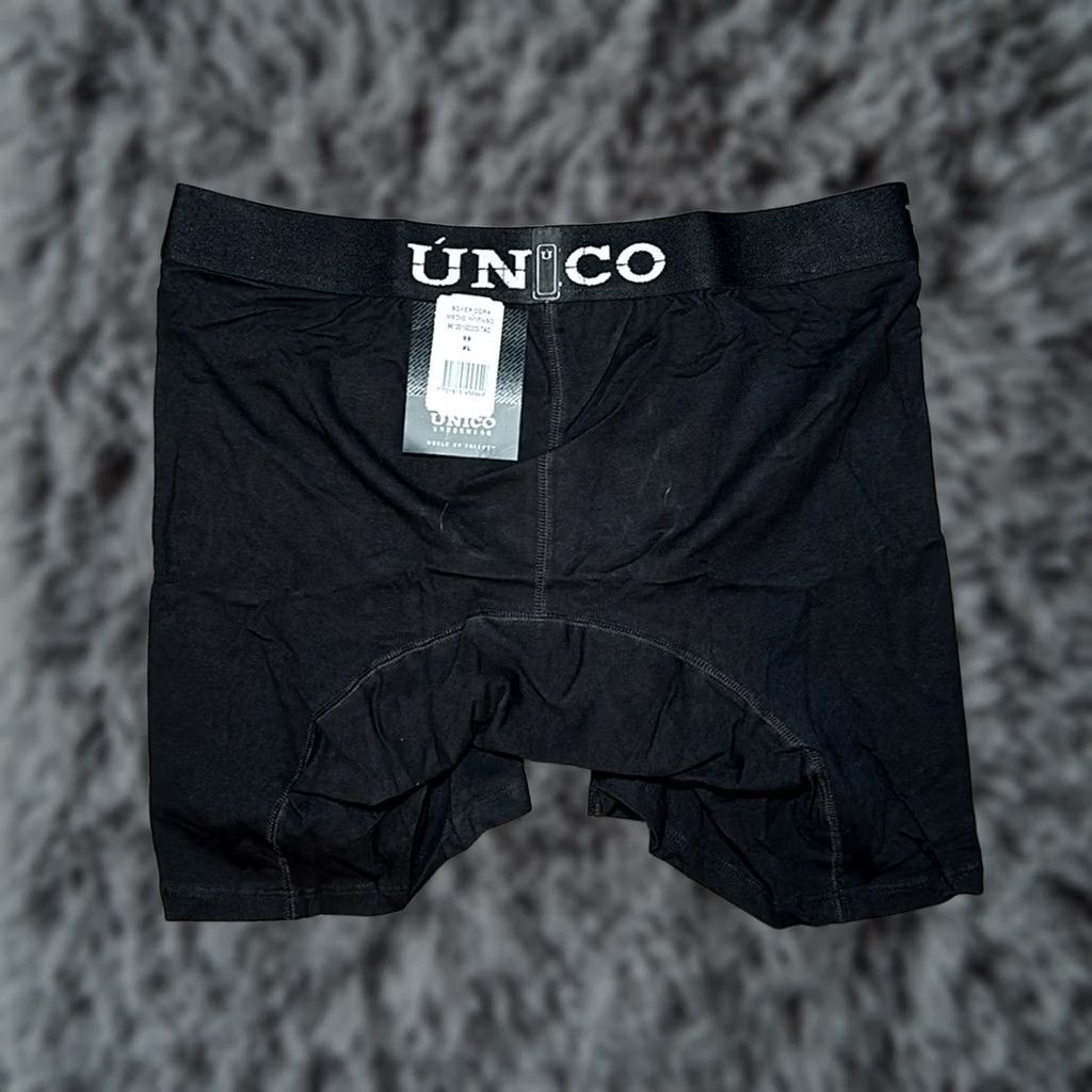 Vintage Unico Boxer Brief - XL Men Underwear Black Regular Size XL NWT UF1185 Size 46R - 1 Thumbnail