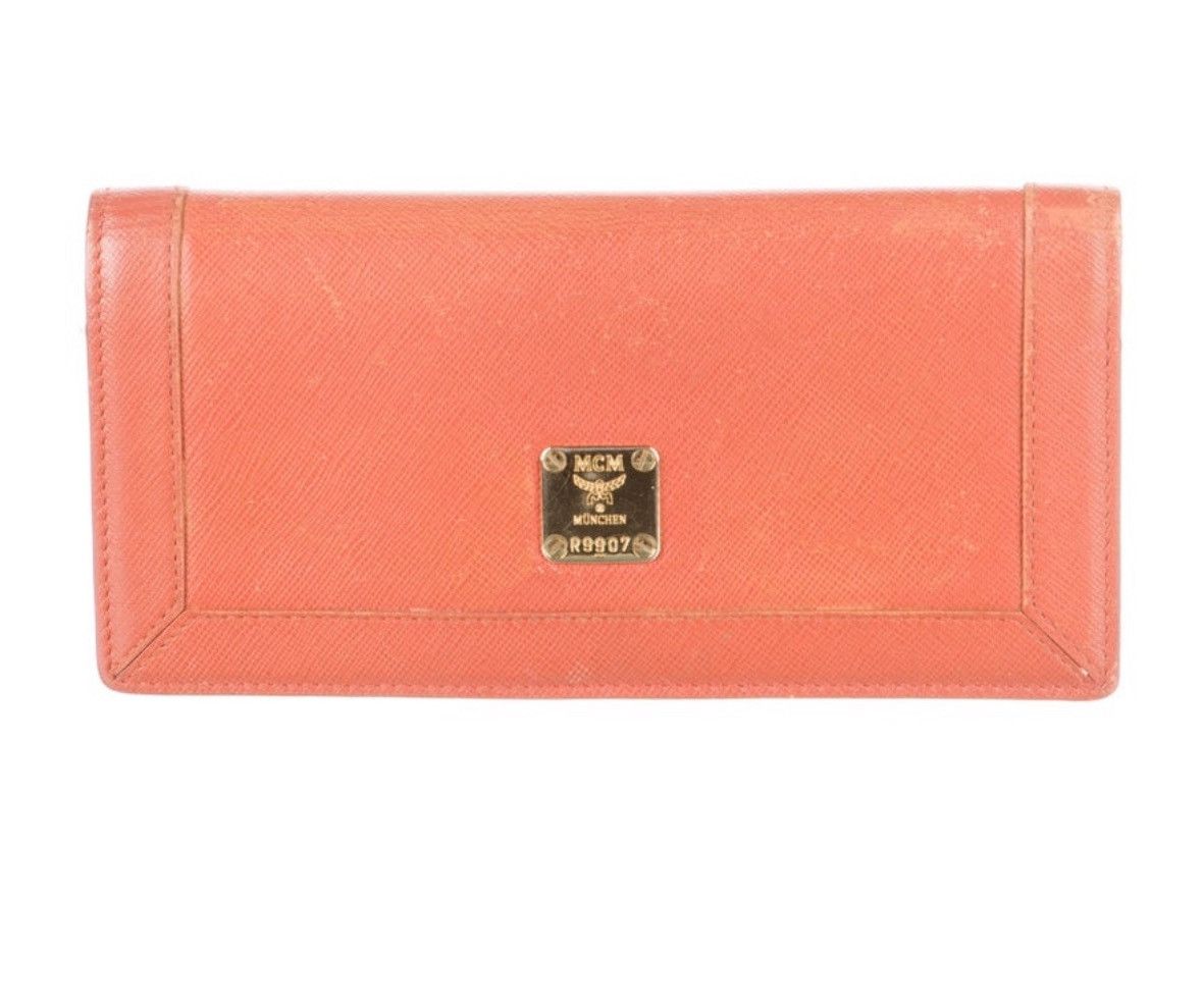 MCM MCM orange long wallet with free COA Size ONE SIZE - 1 Thumbnail