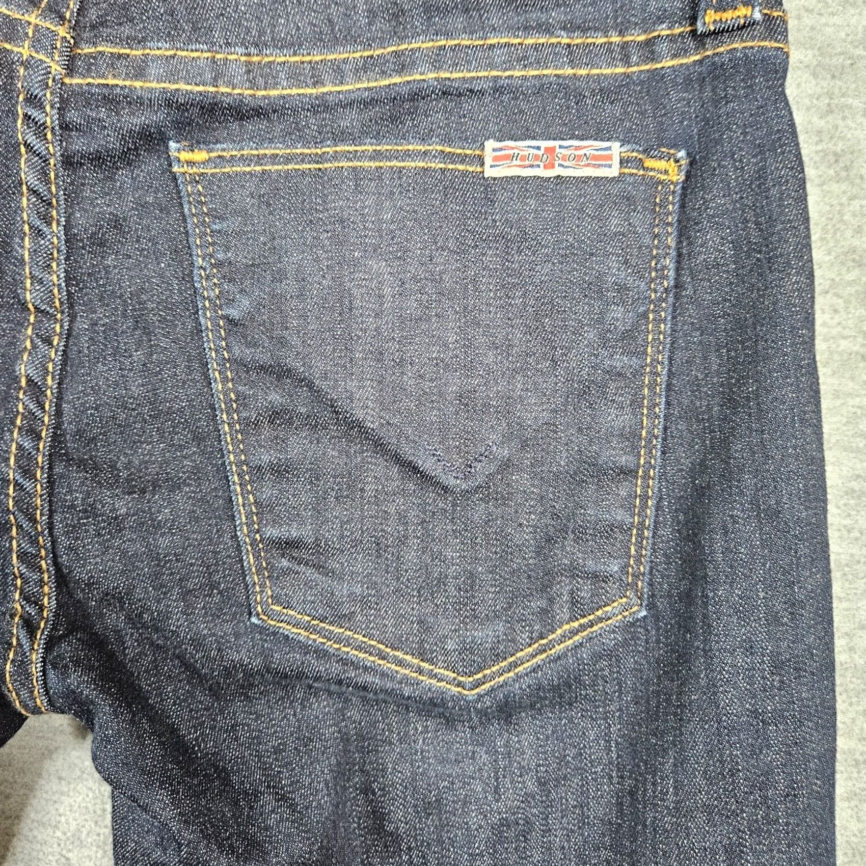 Hudson HUDSON Jeans Skinny Dark blue mid rise Size 24 Women's Regular Denim Cotton/spandex Jeans Boys? Size 42" / US 20 - 6 Thumbnail