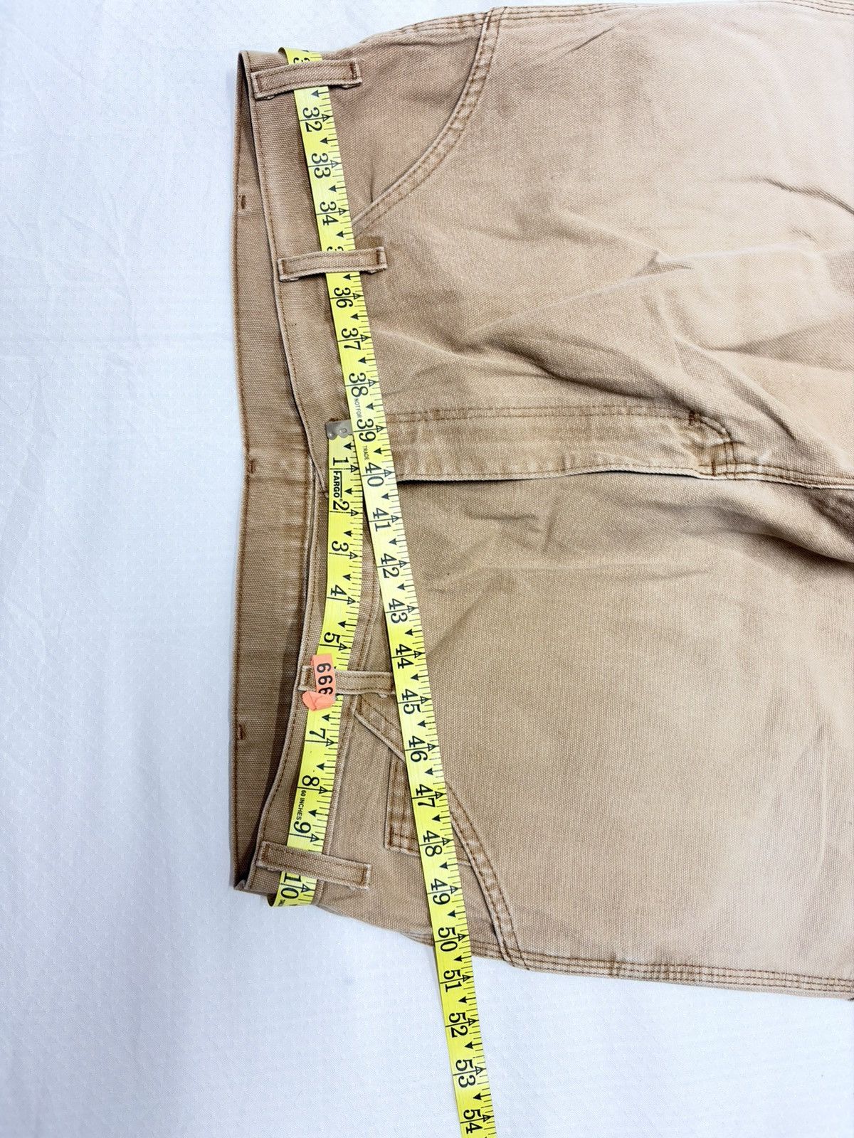 Dickies Vintage Dickies Carpenter Pants Tan Canvas WorkwearW38 x L28 Size US 38 / EU 54 - 5 Thumbnail