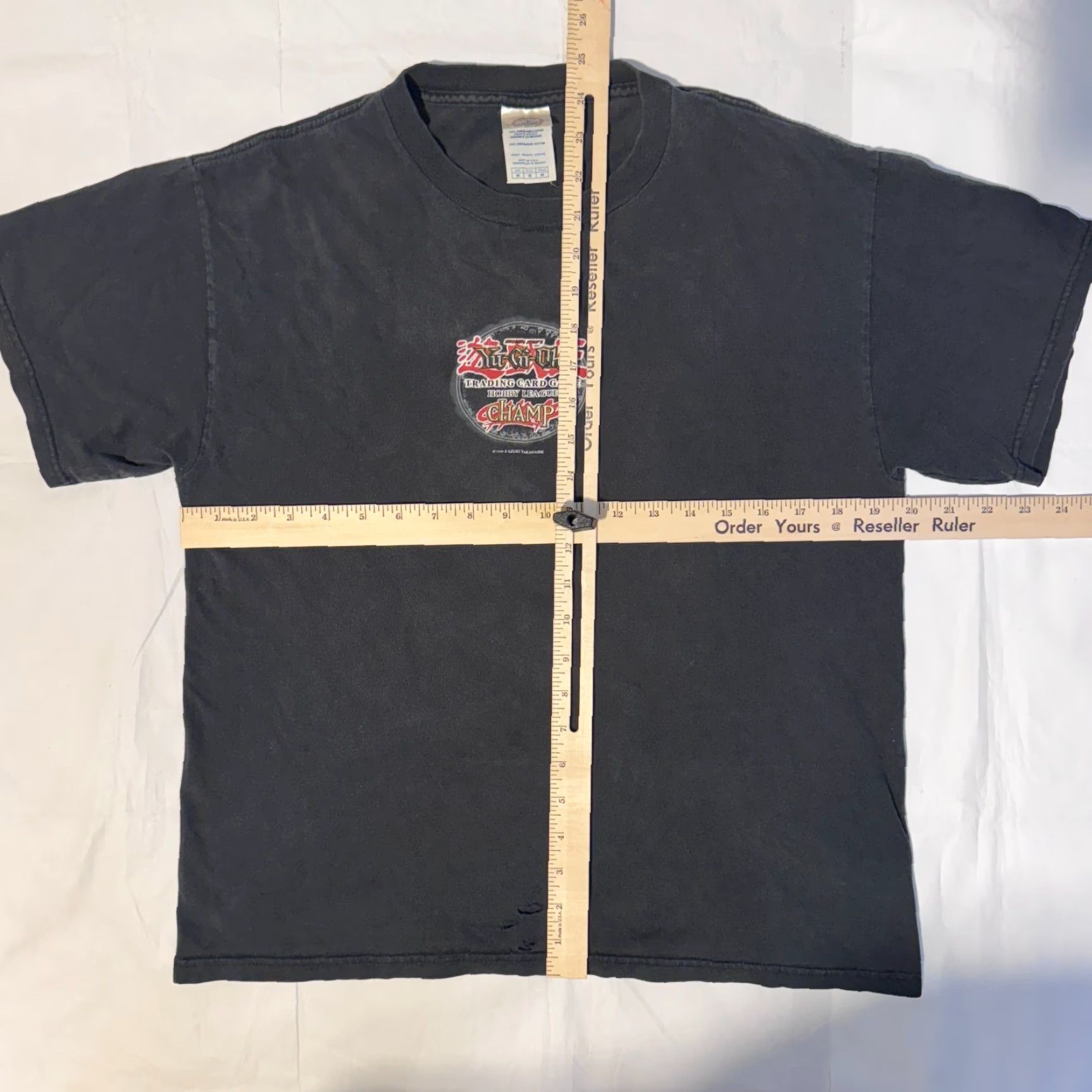 Delta YuGiOh Tshirt Men M 2004 Hobby League Champ Gadget Trio Trading Card Game Size US M / EU 48-50 / 2 - 7 Thumbnail