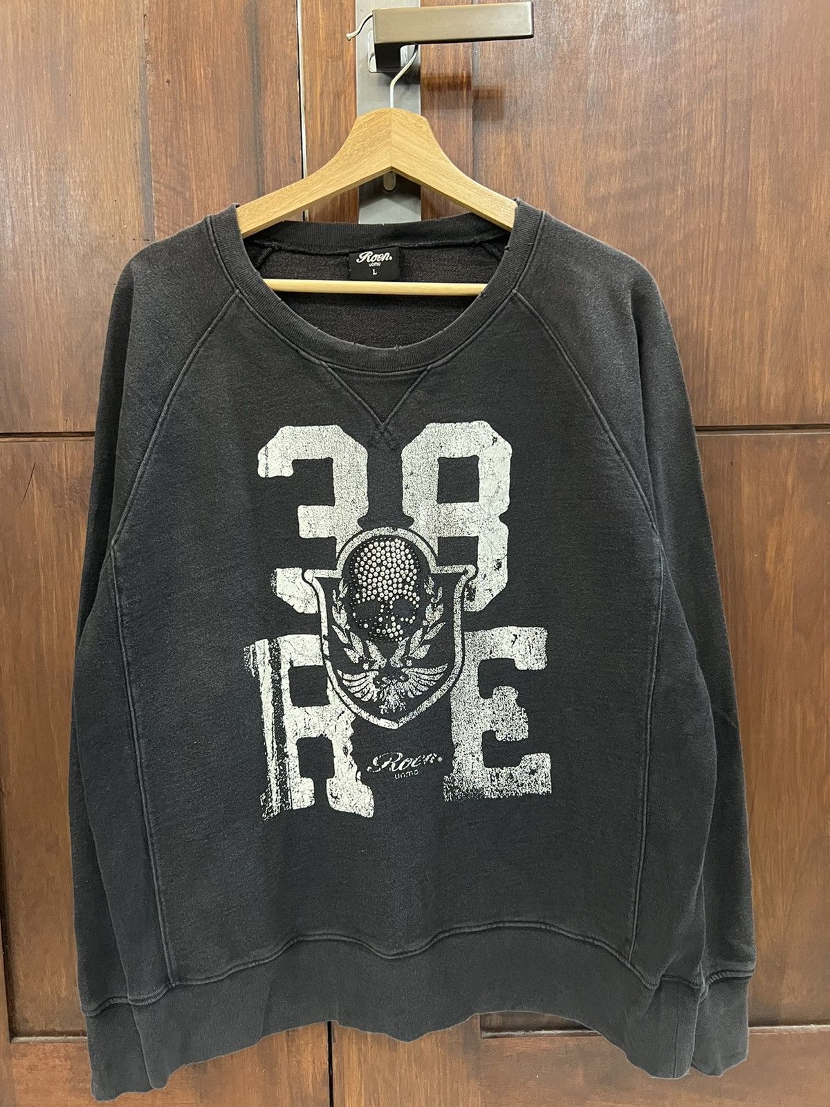 Japanese Brand Vintage Roen Uomo Sweatshirt Size US L / EU 52-54 / 3 - 1 Thumbnail