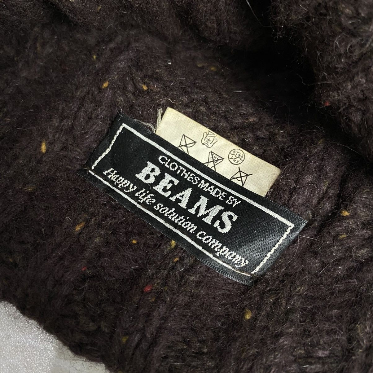 Beams Plus × Japanese Brand 2000s y2k beams knitted beanie hats Size ONE SIZE - 6 Thumbnail