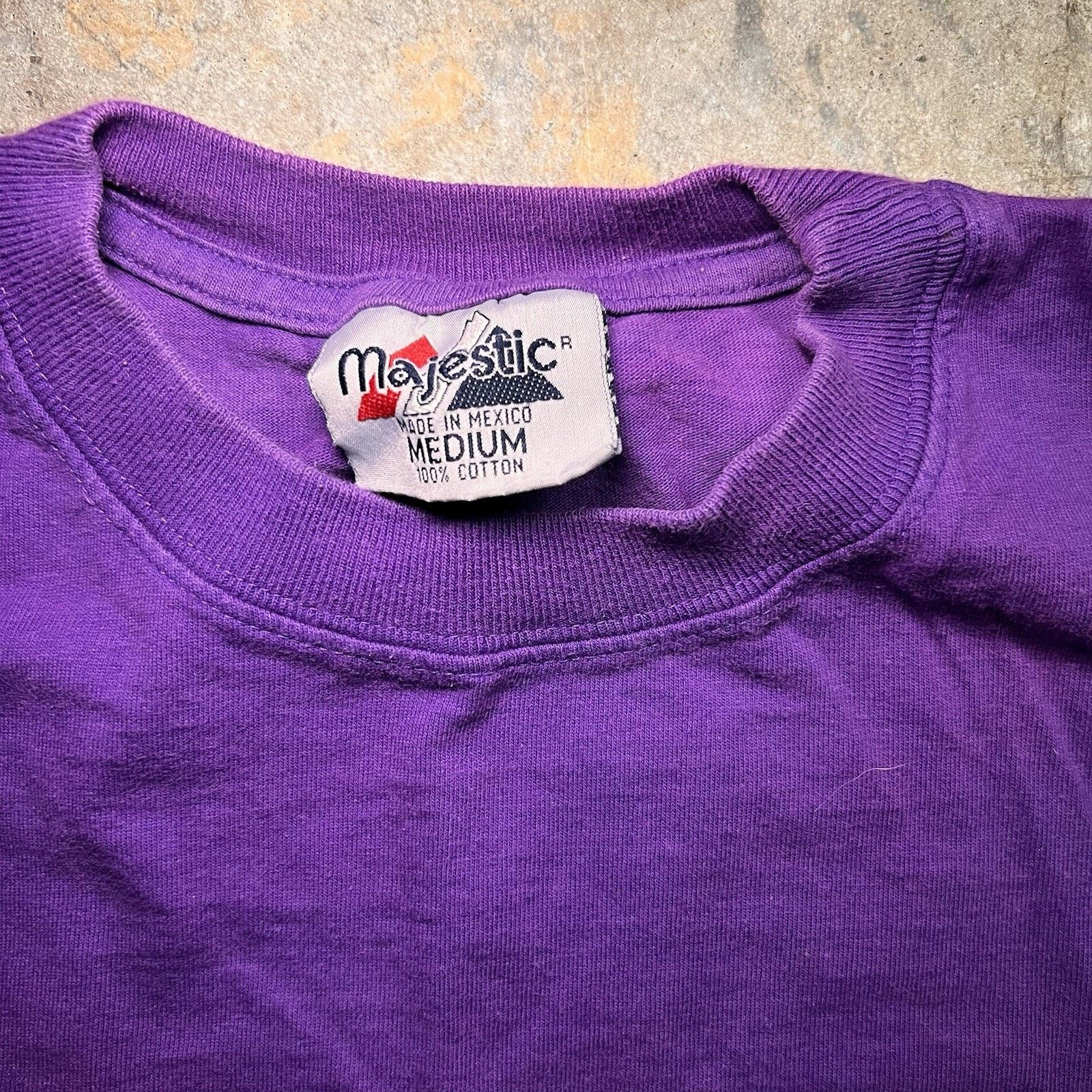 Old Navy Vintage 90s Majestic Old Navy Short Sleeve Purple T Shirt M Size US M / EU 48-50 / 2 - 2 Thumbnail