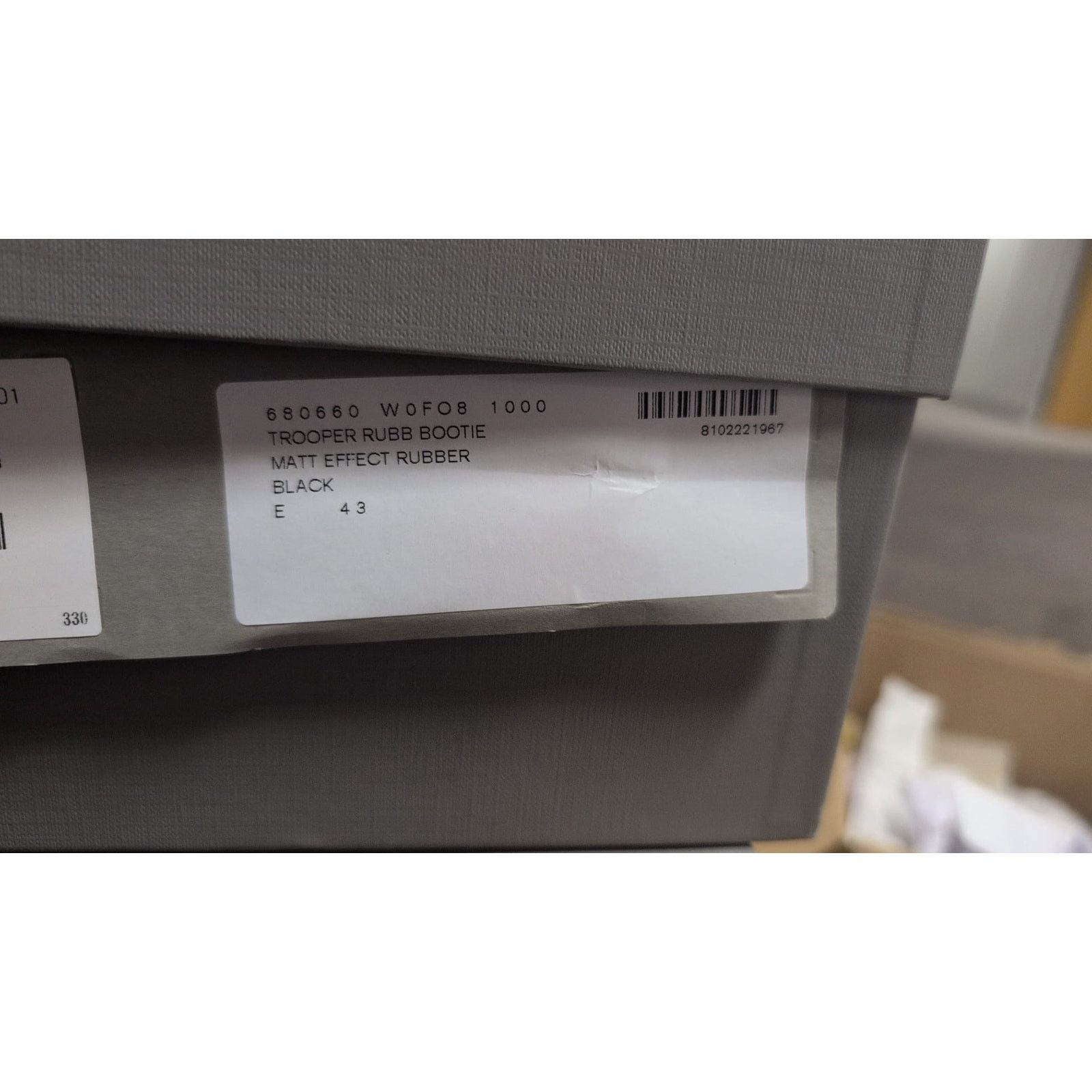 Balenciaga o1rshd1 Trooper Rubber Bootie in Black Size US 10 / EU 43 - 15 Thumbnail