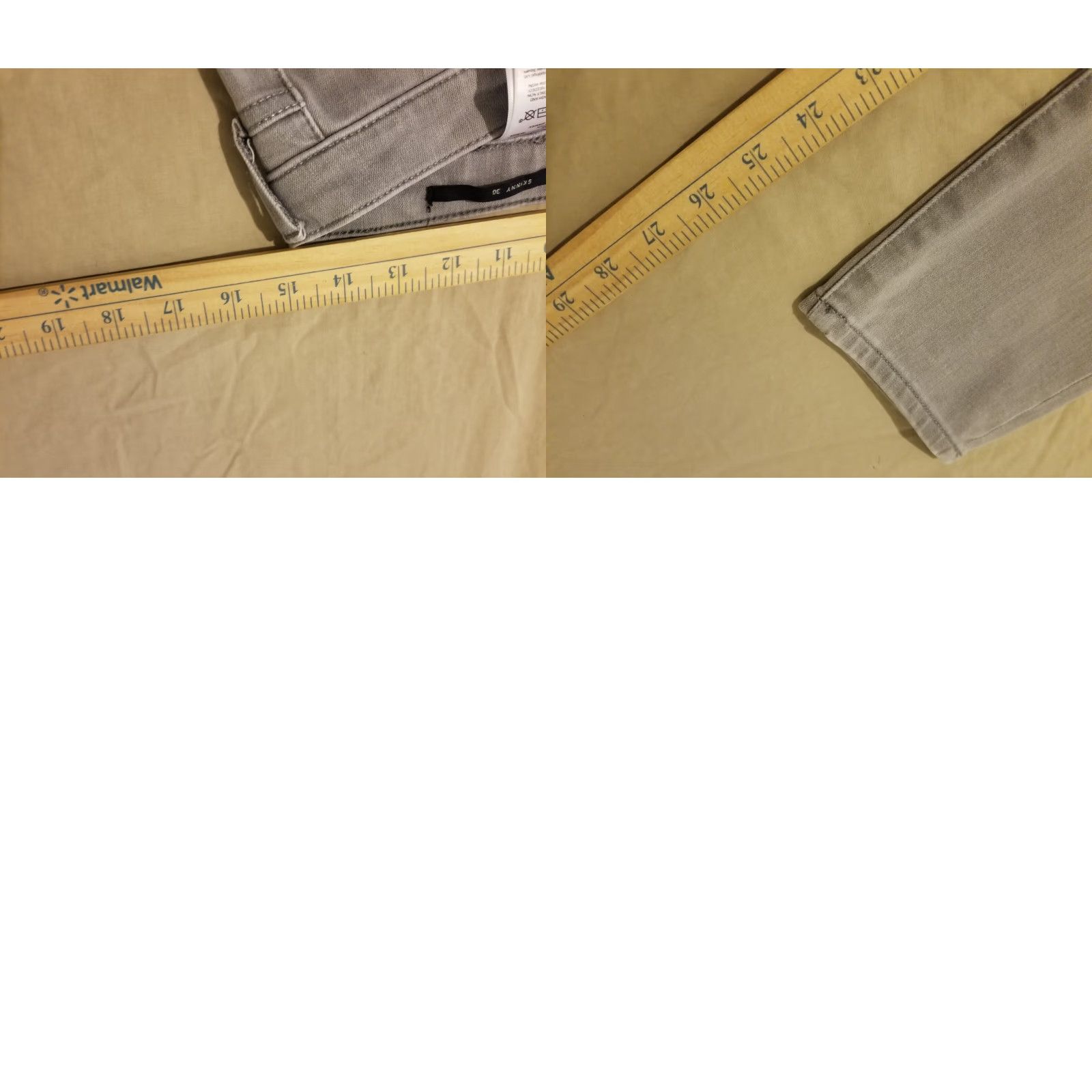 Banana Republic Womens Banana Republic Jeans Skinny 30 Gray Denim Stretch Size 30" / US 8 / IT 44 - 8 Thumbnail